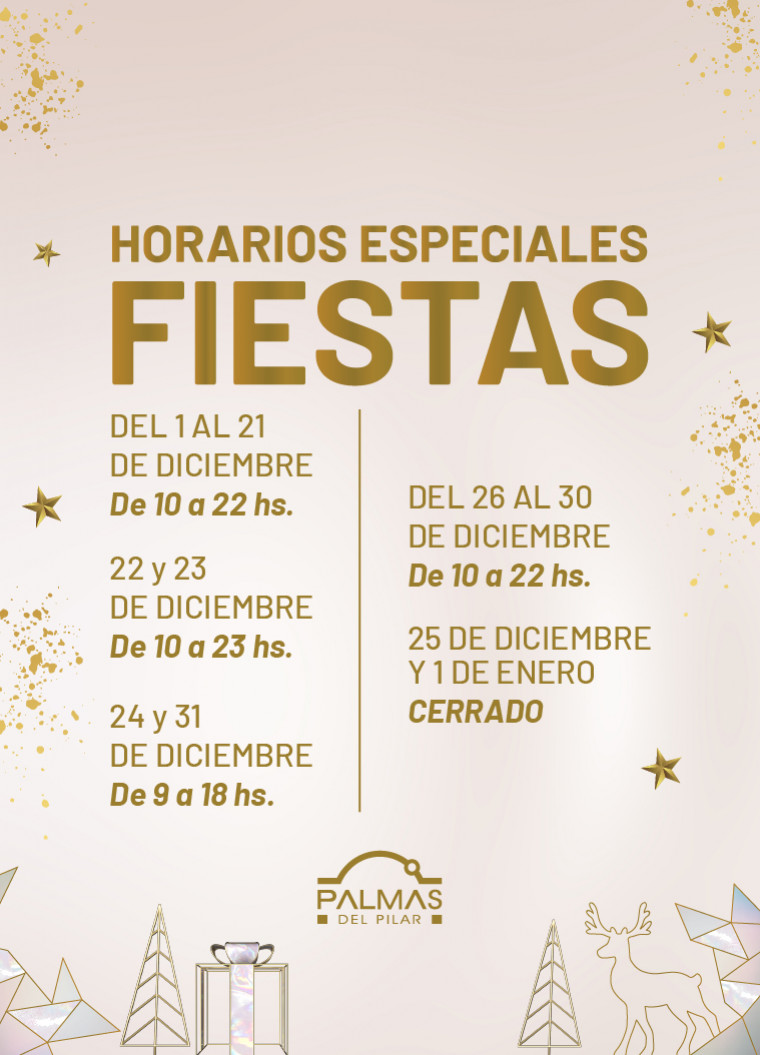 Horarios especiales